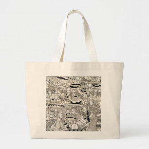 Grand Tote Bag Marché