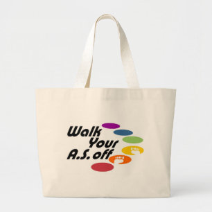 Grand Tote Bag Marchent votre A.S. Off - logo seulement