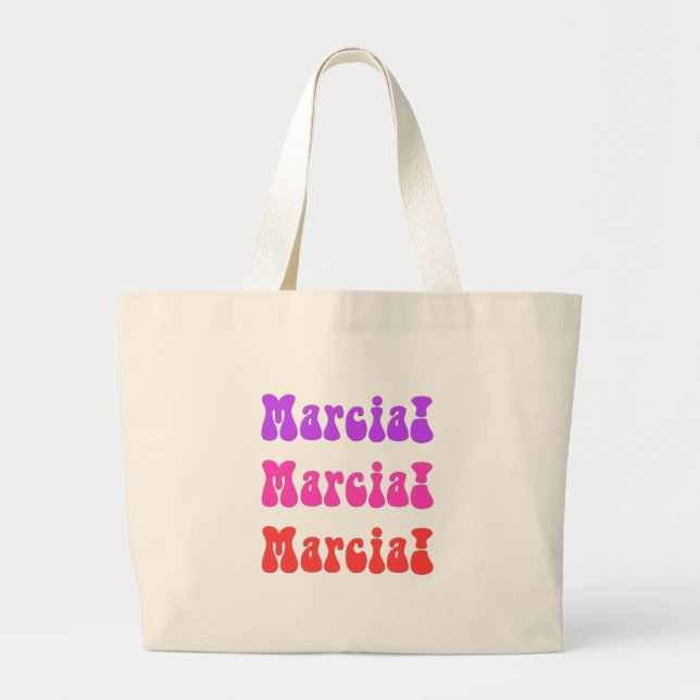 Grand Tote Bag Marcia ! Marcia ! Marcia ! (Devant)