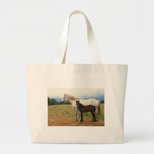 Grand Tote Bag Mare blanche avec Foie de baie