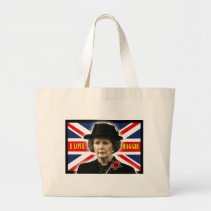 Grand Tote Bag Margaret Thatcher I Love Maggie
