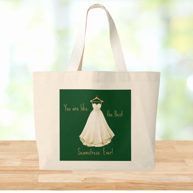 Grand Tote Bag Mariage robe seamstress Fourre-tout (Créateur téléchargé)