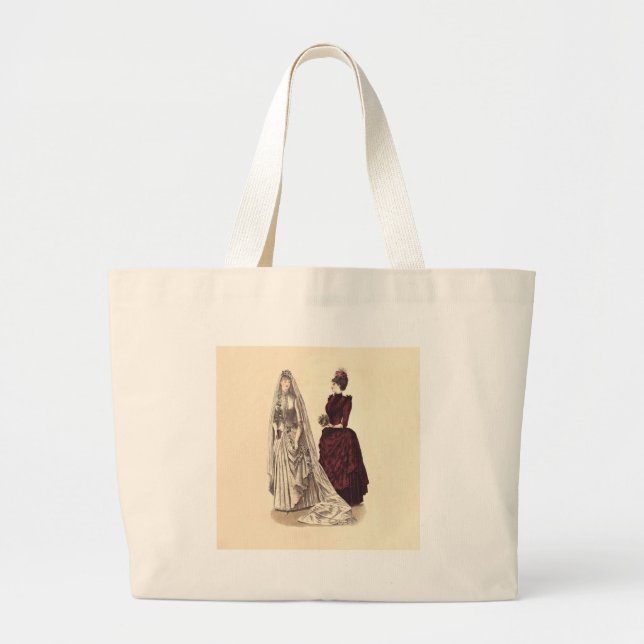 Grand Tote Bag Mariages vintages (Devant)