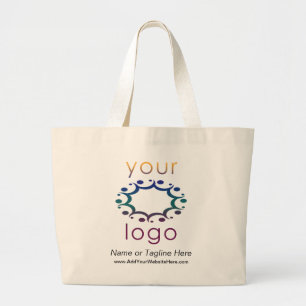 Grand Tote Bag Marque avec votre logo et les détails Customisés
