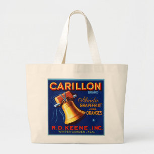 Grand Tote Bag Marque Carillon Florida Grapefruit