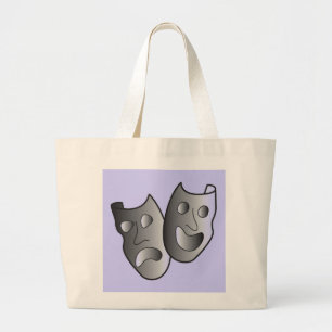 Grand Tote Bag Masques de théâtre