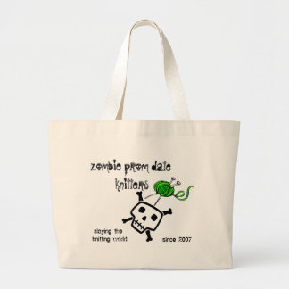 Grand Tote Bag massacrant le monde de tricot…
