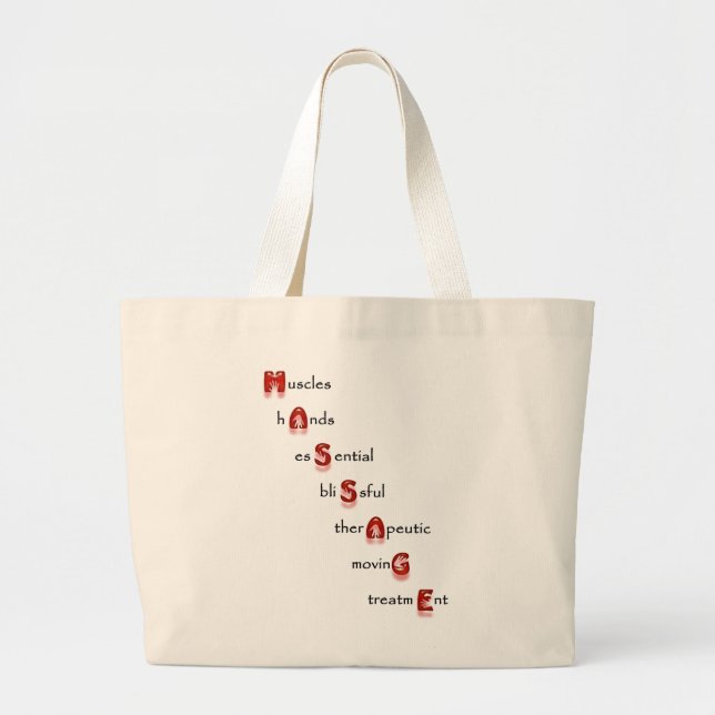 Grand Tote Bag MASSAGE+cadeaux (Devant)