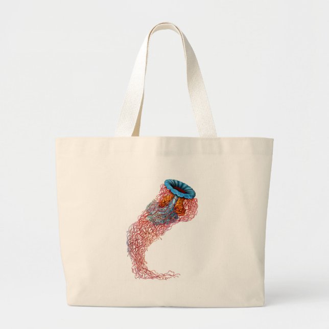 Grand Tote Bag Méduses de la crinière du lion (Devant)