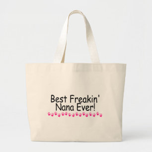 Grand Tote Bag Meilleur Freakin Nana jamais