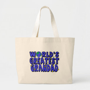 Grand Tote Bag Meilleur Papi du Monde