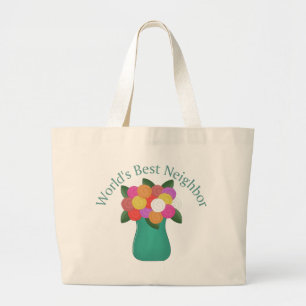 Grand Tote Bag Meilleurs cadeaux et Tee - shirts de voisinage au