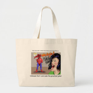 Grand Tote Bag Même les super-héros se font des wedgies Cadeaux d