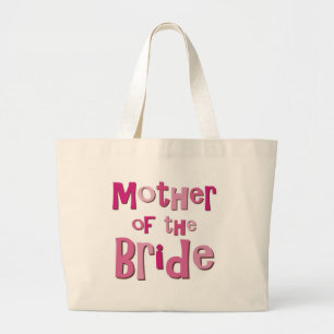 Grand Tote Bag Mère du brun de rose de jeune mariée