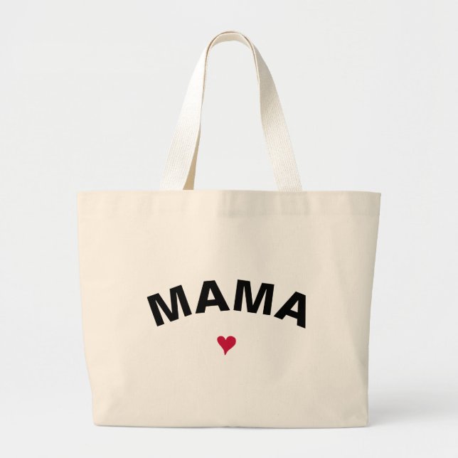 Grand Tote Bag Mère maman (Devant)