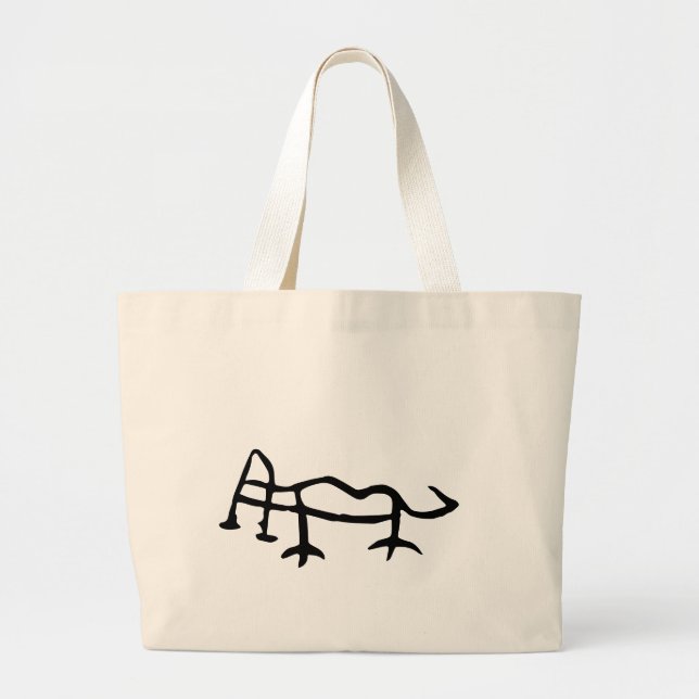 Grand Tote Bag Merveilleux Zodiac-Tigre Chinois-#001- (Devant)