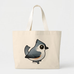 Grand Tote Bag Mésange tuftée