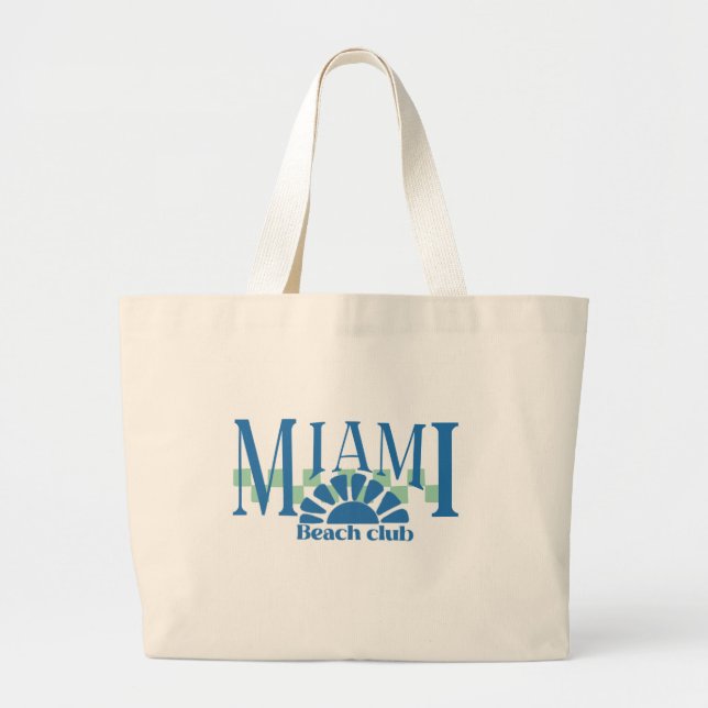 Grand Tote Bag Miami Bachelorette Fourre-tout (Devant)