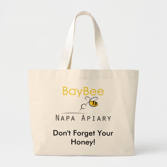 Grand Tote Bag Miel enorme Fourre-tout (Devant)