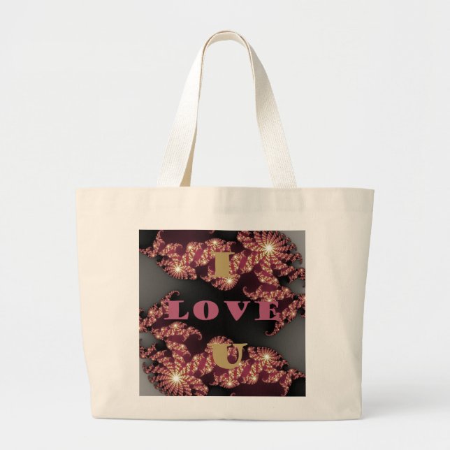 Grand Tote Bag Modèle (Devant)