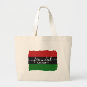 Grand Tote Bag Moderne JUNETEENTH panafricain GRATUIT EN VÉRITÉ