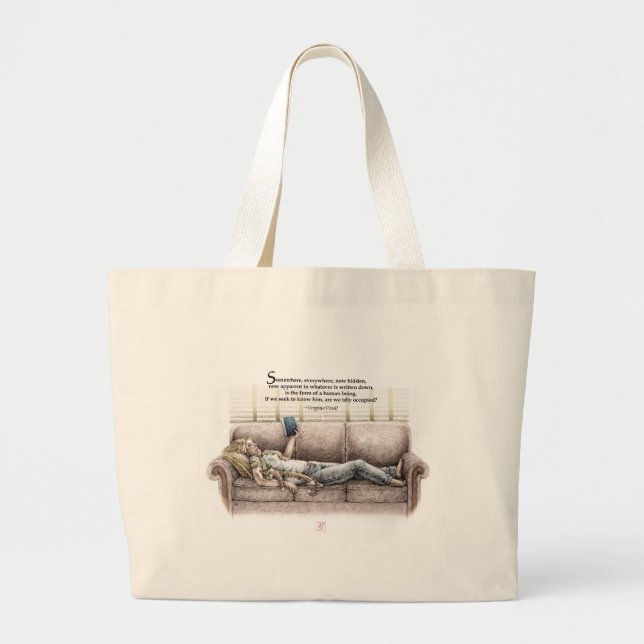 Grand Tote Bag Moment oisif (Devant)