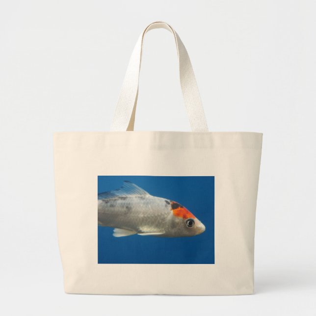 Grand Tote Bag Mon poisson-koi (Devant)