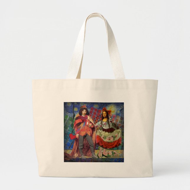 Grand Tote Bag Mona Lisa (Devant)