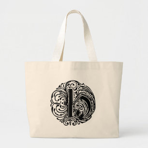 Grand Tote Bag Monarchia Letter "H"