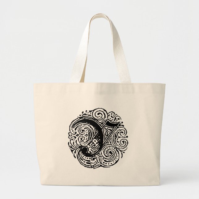 Grand Tote Bag Monarchie "Y" (Devant)