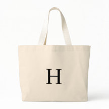 Monogramme classique noir et blanc