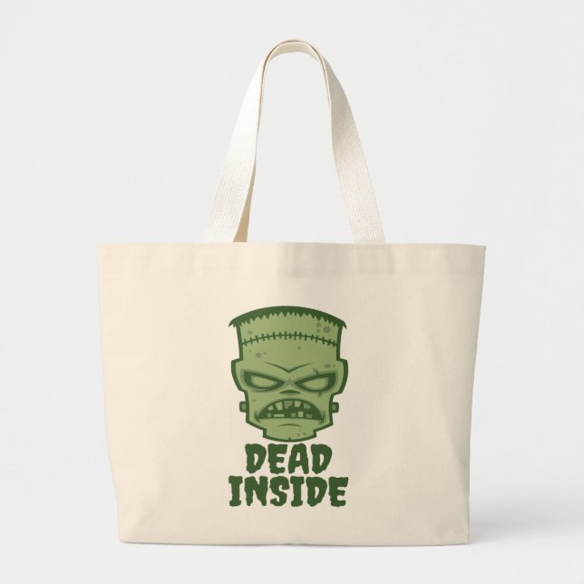 Grand Tote Bag Monstre de Dead Inside (Devant)