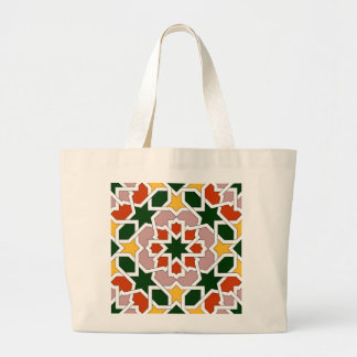 Grand Tote Bag Mosaïque et art du Maroc. Arabesques et la