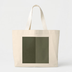 Grand Tote Bag Moss Green Duo Minimal Fourre-tout - Personnalisab