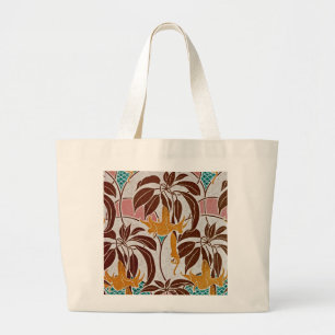 Grand Tote Bag Motif Art Nouveau #4 à Emporio Moffa