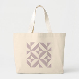 Grand Tote Bag Motif de cube de pale Cool géométrique