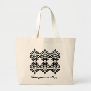 Grand Tote Bag Motif de damas de lolita victorienne antique