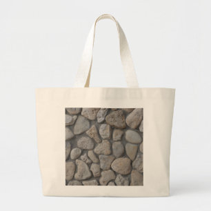 Grand Tote Bag Motif en pierre