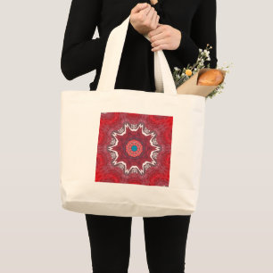 Grand Tote Bag Motif tribal de l'ethnie Sindh