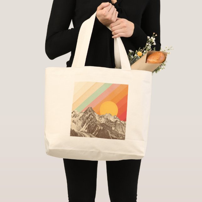 Grand Tote Bag Mountainscape 1 % pipe% Florent Bodart (Devant (produit))