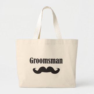 Grand Tote Bag Moustache Groomsman