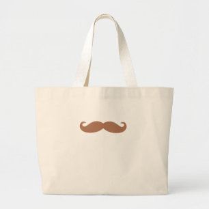 Grand Tote Bag moustache simple