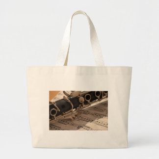 Grand Tote Bag Musique Clarinets Notes musicales Danses amusantes