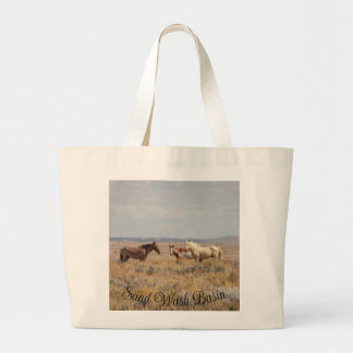 Grand Tote Bag Mustangs of Sand Wash Basin