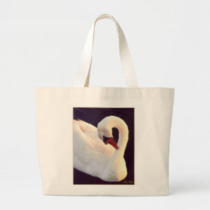 Grand Tote Bag Mute Swan Canvas Fourre-tout