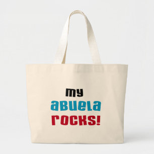 Grand Tote Bag My Abuela Rocks T-shirts et cadeaux
