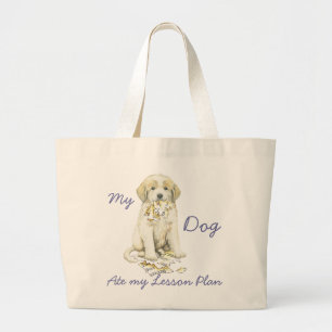 Grand Tote Bag My Great Pyrenees Ate My Lesson Plan