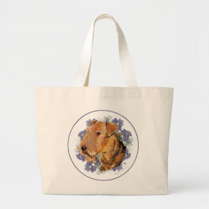 Grand Tote Bag Myosotis Airedale