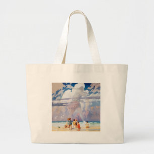 Grand Tote Bag NC Wyeth Illustration de peinture de l'oeuvre d'ar