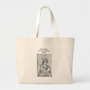 Grand Tote Bag Ne m'oblige pas à utiliser ma voix Opéra